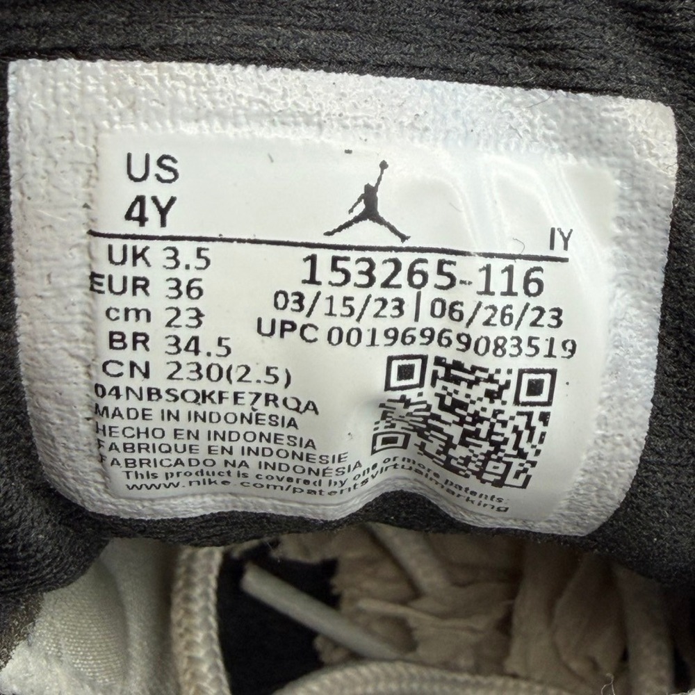 Jordan 12 Retro Cherry 153265-116 4Y 5.5W - Picture 12 of 12